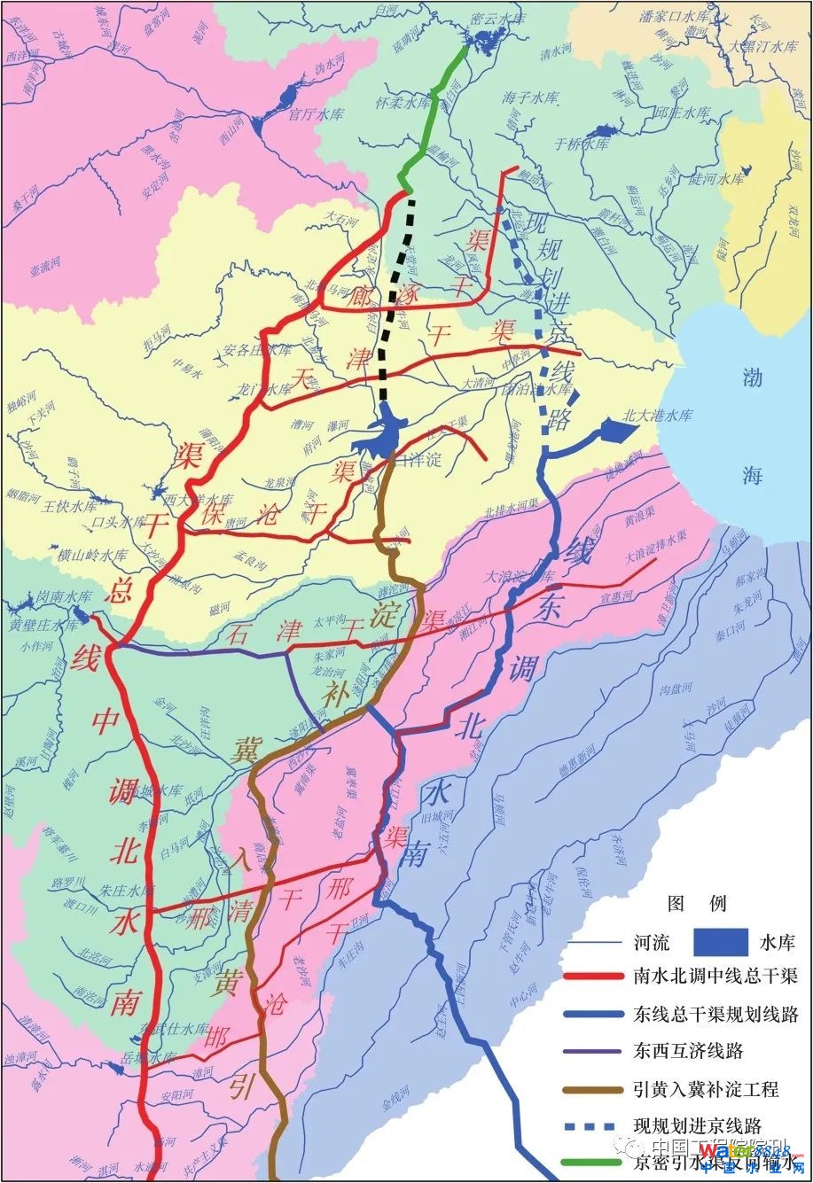 圖6 南水北調東線后續(xù)工程線路